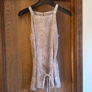 Purple square-top tank